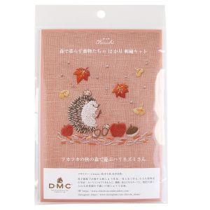【メール便選択可】DMC Chicchi 森で暮らす動物たちの12か月 刺繍キット フカフカの秋の森...