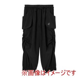ルコック LZ5FHP40L シャーリングクロップドパンツ ブラック M