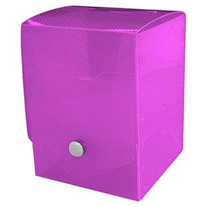 トレーディングカード用 トレカデッキケース ソフトタイプ パープル ANS-TC036PL