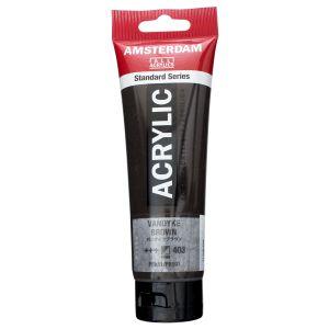 ターレンス アムステルダム アクリリックカラー 120ml 403 バンダイクブラウン