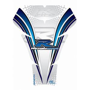 モトグラフィックス MT-TS020BS タンクパッド WHT/ブルー GSX-R600/750/1...