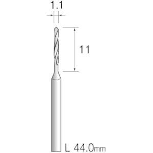 ミニター ミニモ KA1117 ハイスピードスチールドリル φ1.1 10本入