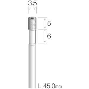 KA3064 電着ダイヤモンドコアドリル ミニモ Φ3.5 8374024