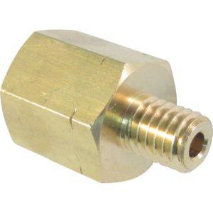 【メール便選択可】アソー NF-3611R 黄銅製 変換内外ソケット 外M6 P1.0 ×内PT1/...