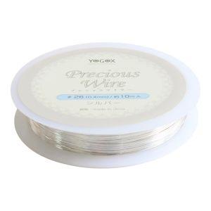 【メール便選択可】東京交易 プレシャスワイヤー シルバー 26 約10m巻 T59833-26S