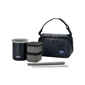 サーモス 保温弁当箱 約0.8合 マットブラック DBQ-362 MTBK ( 1コ入