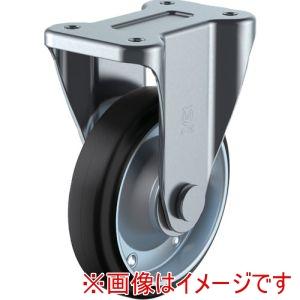 ユーエイキャスター WEK-100 プレート式 固定 キャスター 導電ゴム 車輪径100mm Jタイプ K型 取付寸法80×45の商品画像