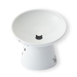 猫壱 ハッピーダイニング 猫用 脚付フードボウル 斜めタイプ