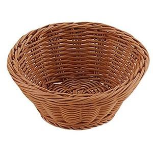 トーダイ RO-202-BR PP丸型 バスケット ブラウン 15型
