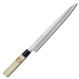柳刃包丁 堺孝行 本霞研 和包丁 正夫 21cm No.05002 (N)（takumi