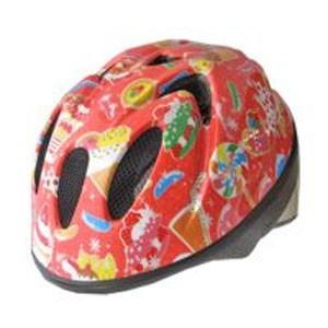 徳島双輪 テテ スプラッシュハート XSサイズ 48〜52cm スウィーツピンク 子供用自転車ヘルメ...