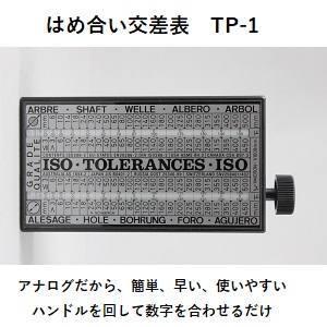 ケンプ TP-1 テーブルポインタ はめ合い公差表 北海道 沖縄の商品画像