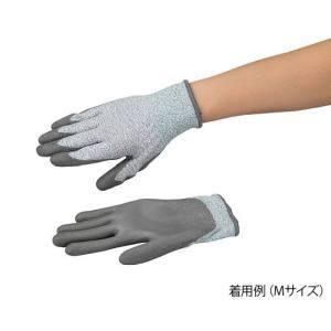 アズワン アズツール耐切創手袋 レベル5 コート有 緑 Mサイズ