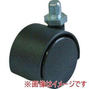 ユーエイキャスター PT-40T-M8 ねじ込み式 自在 双輪キャスター ナイロン 車輪径40mm OTHERS PT型 ネジ寸法M8×15ピッチ1.25
