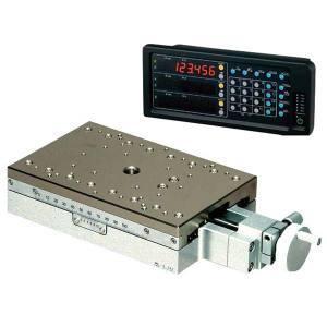 中央精機 LS-242-MSC VCR 超精密X軸ステージ 130×200 マグネスケール付 メーカ...