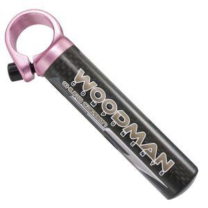 ウッドマン バーエンド チューパカーボン L 1ペア ピンク WOODMANの商品画像