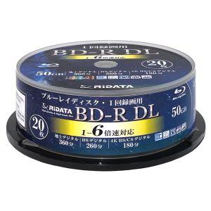 RIDATA BR260EPW 6X.20SP BD-R DL 50GB 6倍速 20枚