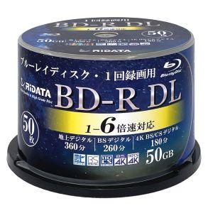 RiTEK　ブルーレイディスク RIDATA BD-R260PW 6X.50SP A　BD-R DL 6倍速 50枚組 RiDATA RiTEK ブルーレイディスク RIDATA BD-R260PW 6X.50SP A BD-R DL