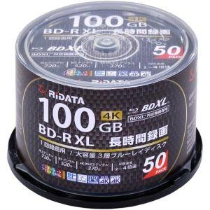 RIDATA BD-R520PW4X.50P SP A BD-R XL100GB 2-4倍速 ホワイ...