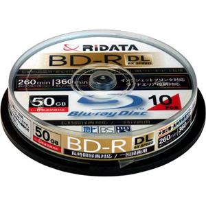 RITEK BD-R260PW 6X.10SP A BD-R DL 50GB 6倍速 10枚入