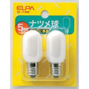 エルパ G-10B ナツメ球 白 ELPA 朝日電器