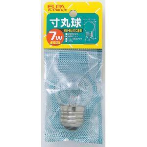 エルパ G-130H C 寸丸球7W ELPA 朝日電器