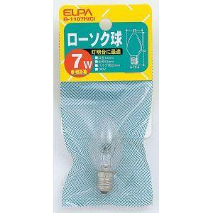エルパ G-1107H C ローソク球 ELPA 朝日電器