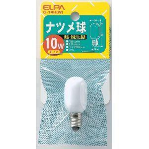 エルパ G-14H W ナツメ110V10W ELPA 朝日電器