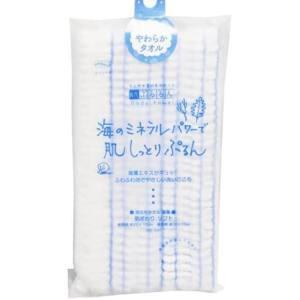 【メール便選択可】アイセン BT754 泡立ちタオル海藻 BL