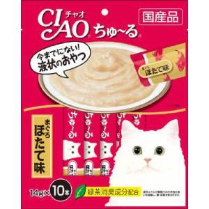 INABA ちゅ〜る チャオちゅーる まぐろほたて味 14g×10本入 / ちゃお