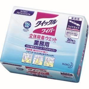 花王 510440 クイックルワイパー 業務用 立体吸着ウェットシート 30枚入