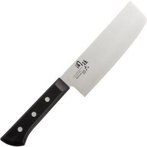 関の刃物 菜切り包丁 175mm モリブデン ディンプル 野菜切り 両刃 包丁 関孫六 貝印 包丁 萌黄 菜切り包丁（食洗器対応） 刃渡り16.5cm AE2904