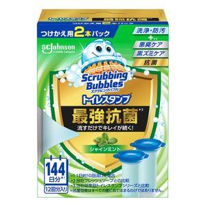 ジョンソン スクラビングバブル トイレスタンプ 最強抗菌 シャインミント つけかえ用 2本パック