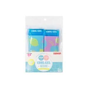 【メール便選択可】サンナップ クールジェル 保冷剤 4個入 1.5×13.5×19cm HRZ-4