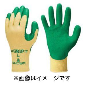 【メール便選択可】ショーワグローブ 310 S グリップ ソフトタイプ Sサイズ 緑 天然ゴム 背抜き手袋き手袋
