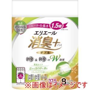 エリエール 823587 消臭+トイレットティシューほのかに香る ナチュラルクリアの香りコンパクト8...