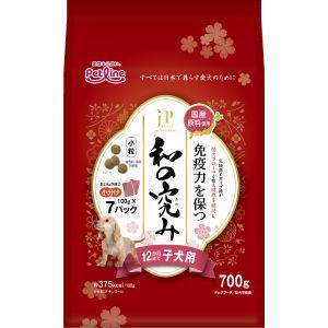 ペットライン JPスタイル 和の究み 小粒 12か月まで子犬用 700g 100g×7 PETLIN...