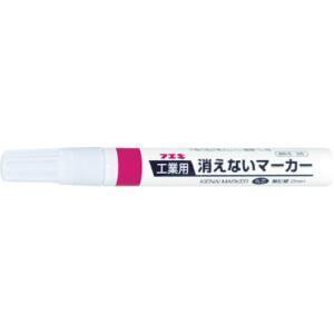 フエキ KGM-8 工業用消えないマーカー 中字 赤 不易糊工業