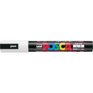 【メール便選択可】ユニポスカ 中字 白 PC-5M