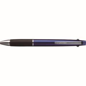 【メール便選択可】三菱鉛筆 MSXE380007.9 ノック式多機能ペン2&amp;1 0.7mmネイビー