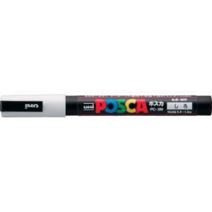 【メール便選択可】ユニポスカ 水性細字 白 PC-3M