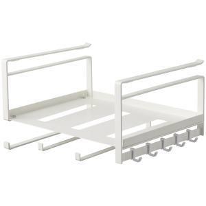 山崎実業 戸棚下 多機能ラック ホワイト 04746 プレート