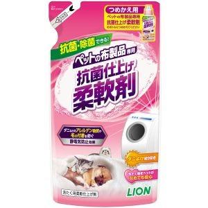 ライオン ペットの布製品専用 洗たく洗剤 つめかえ用 320g : アクア