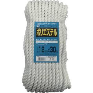 ユタカメイク TRS-6 ロープ ポリエステルトラックロープ 12mm×30m