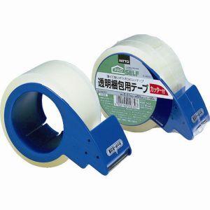 ストア・エキスプレス OPP梱包テープ カッター付き 48mm×50m巻 1