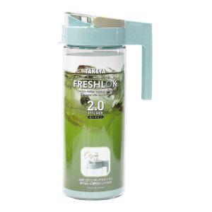 タケヤ化学工業 フレッシュロック ピッチャー 2.0L ミント 冷水筒 水差し 麦茶ポット 耐熱