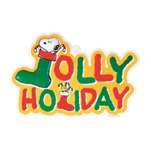 東京ローソク スヌーピー ウォールデコ JOLLY HOLIDAY 009566 SN030｜akibaoo