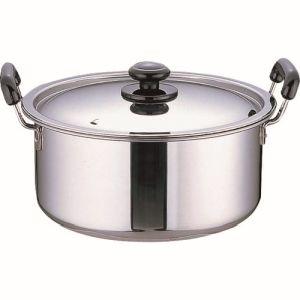 遠藤商事 TKG SA ステンレス プラ柄 厚板 実用鍋 27cm AZT0727