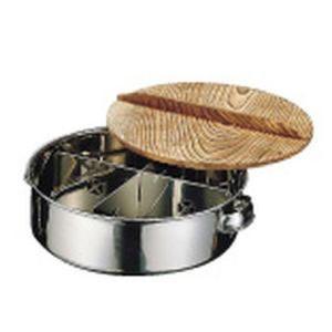 18-8 ステンレス製 電気 おでん鍋 8寸（4ツ仕切） 業務用 店舗用