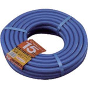 アイリスオーヤマ 耐圧糸入りカットホース 15m ブルー